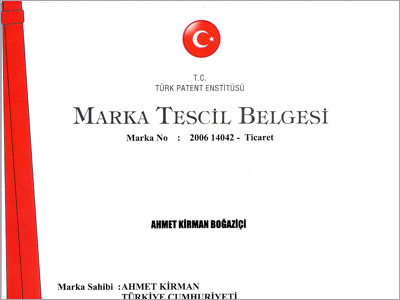 Boğaziçi Mutfak Eşyaları Sanayi Certificates