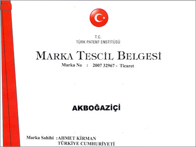 Boğaziçi Mutfak Eşyaları Sanayi Certificates